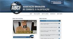 Desktop Screenshot of abcf.org.br